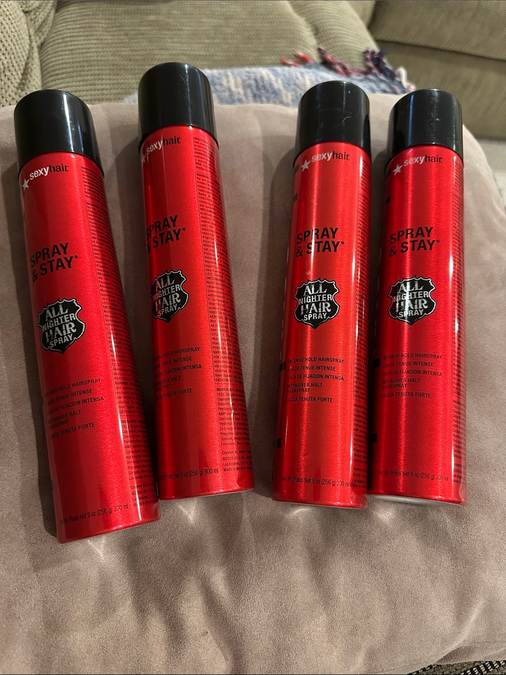 Sexy Hair Spray & Stay All Nighter Hairspray - Red